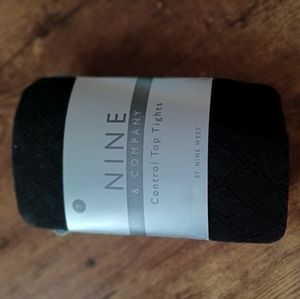 Nine & Company control top tights by nine west chocolate 200